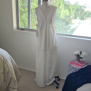 Maaji White Eyelet Dress